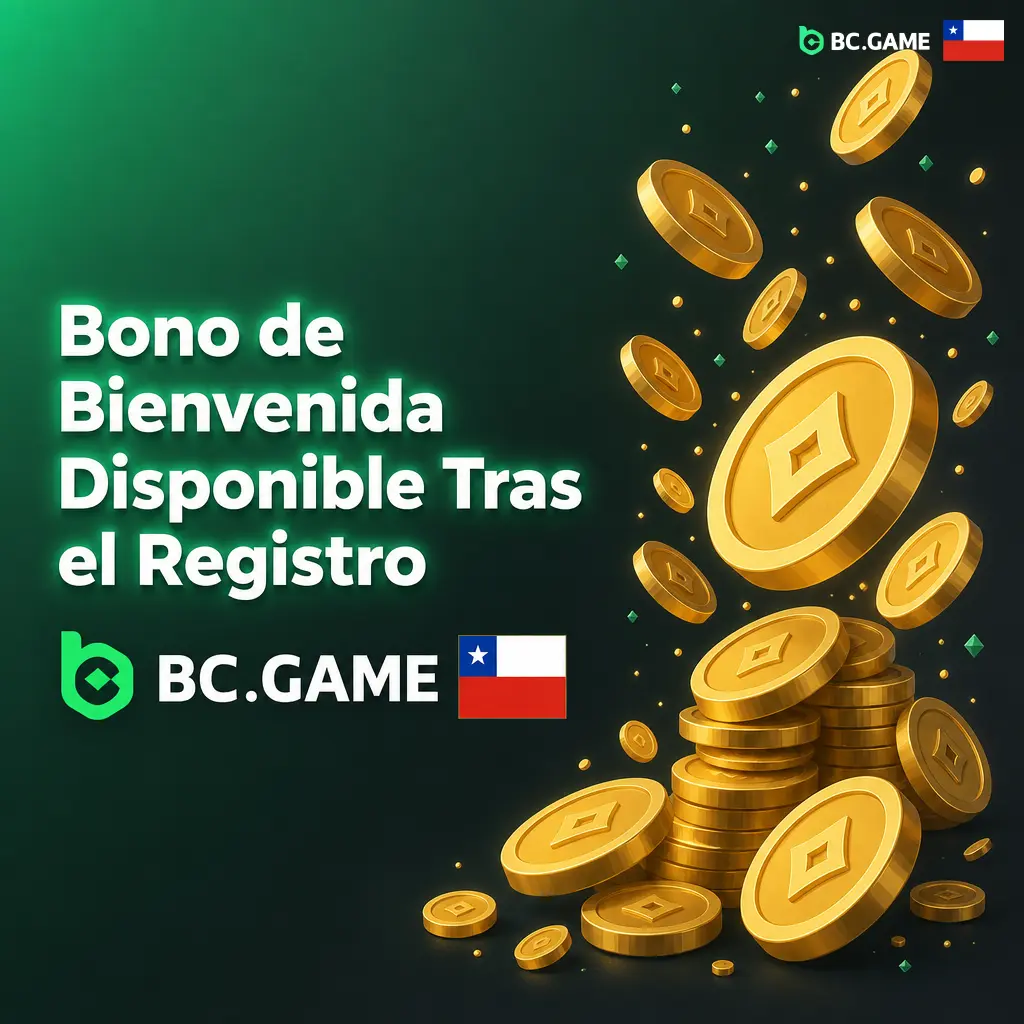 Paquete de bienvenida BC Game Chile con bonos por depósito