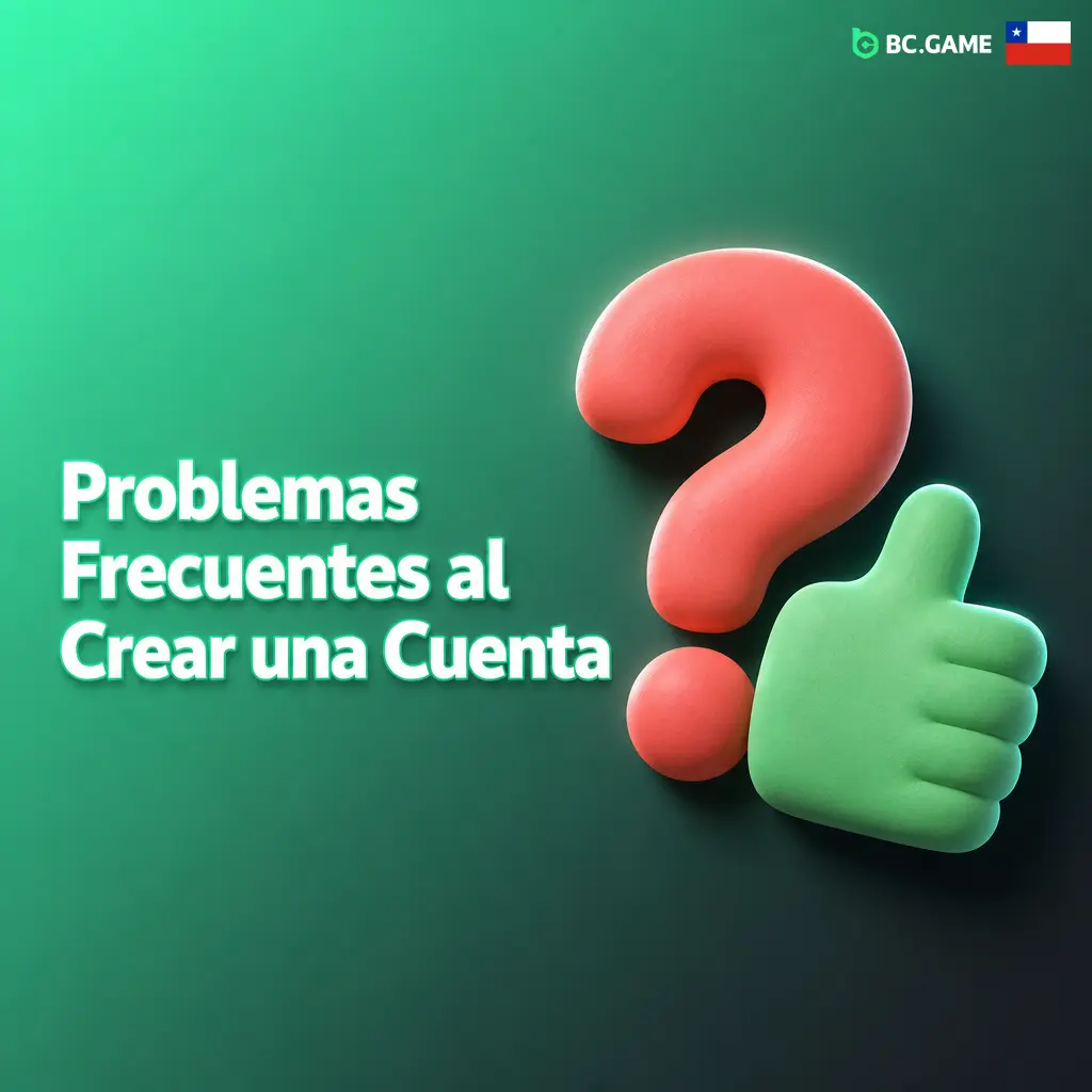 Problemas frecuentes al crear una cuenta en BC Game