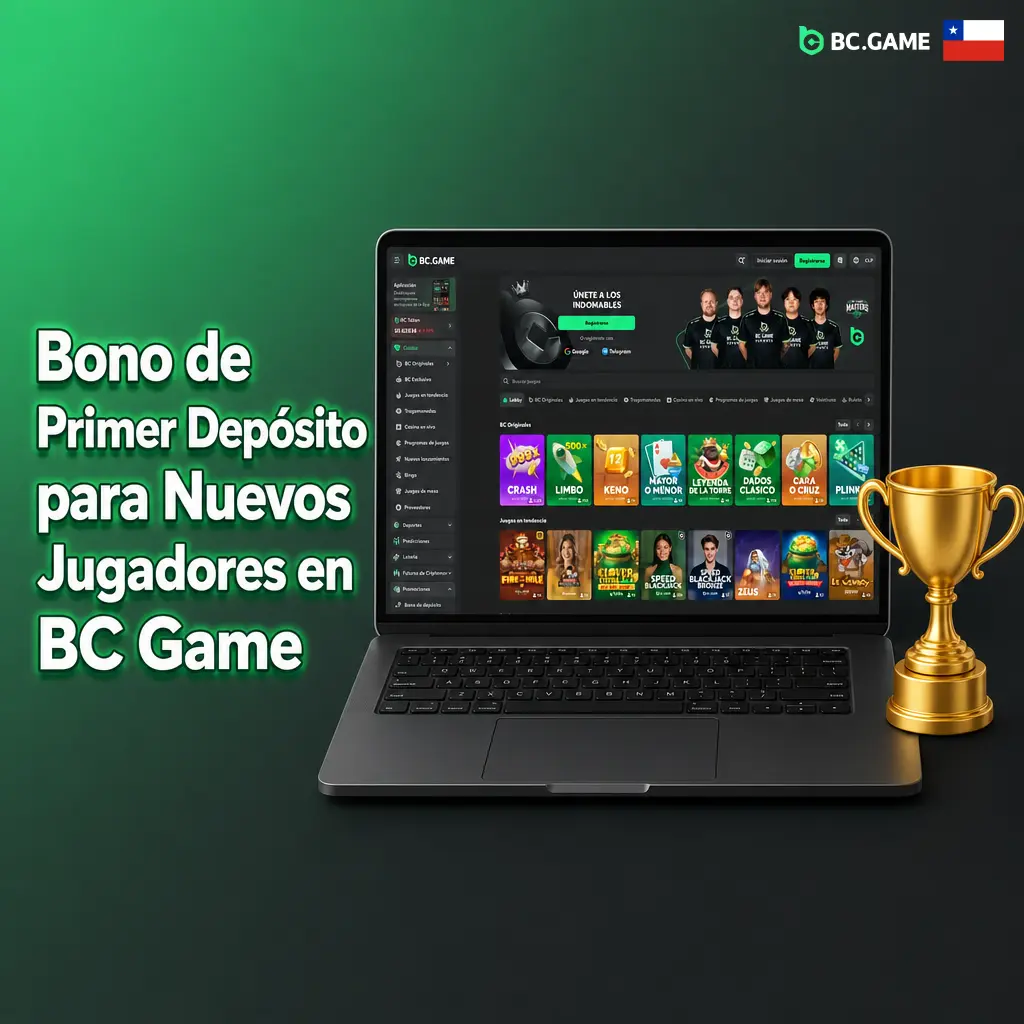 Bono de bienvenida BC Game primer depósito 1080%