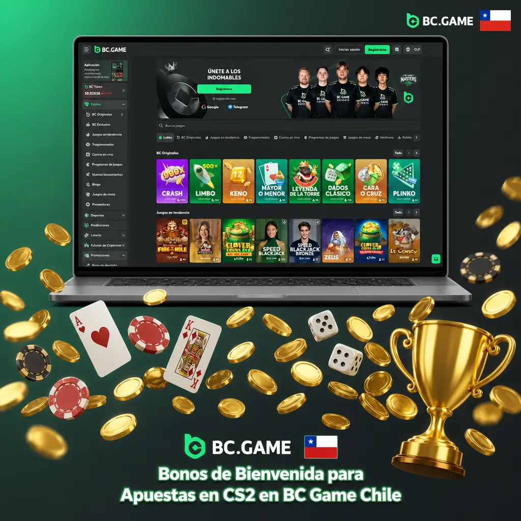 Bono de bienvenida BC Game Chile CS2