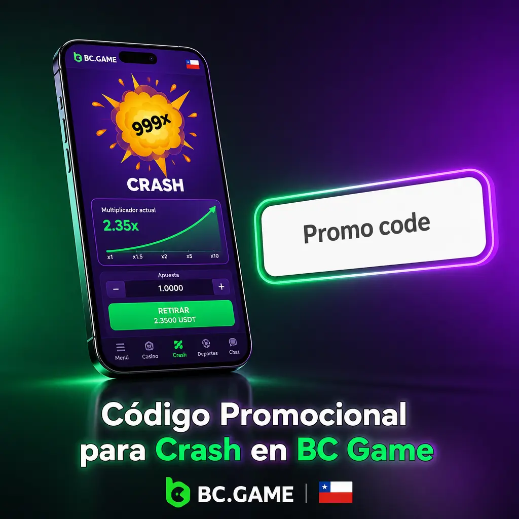 Código promocional BCVIP para Crash en BC Game
