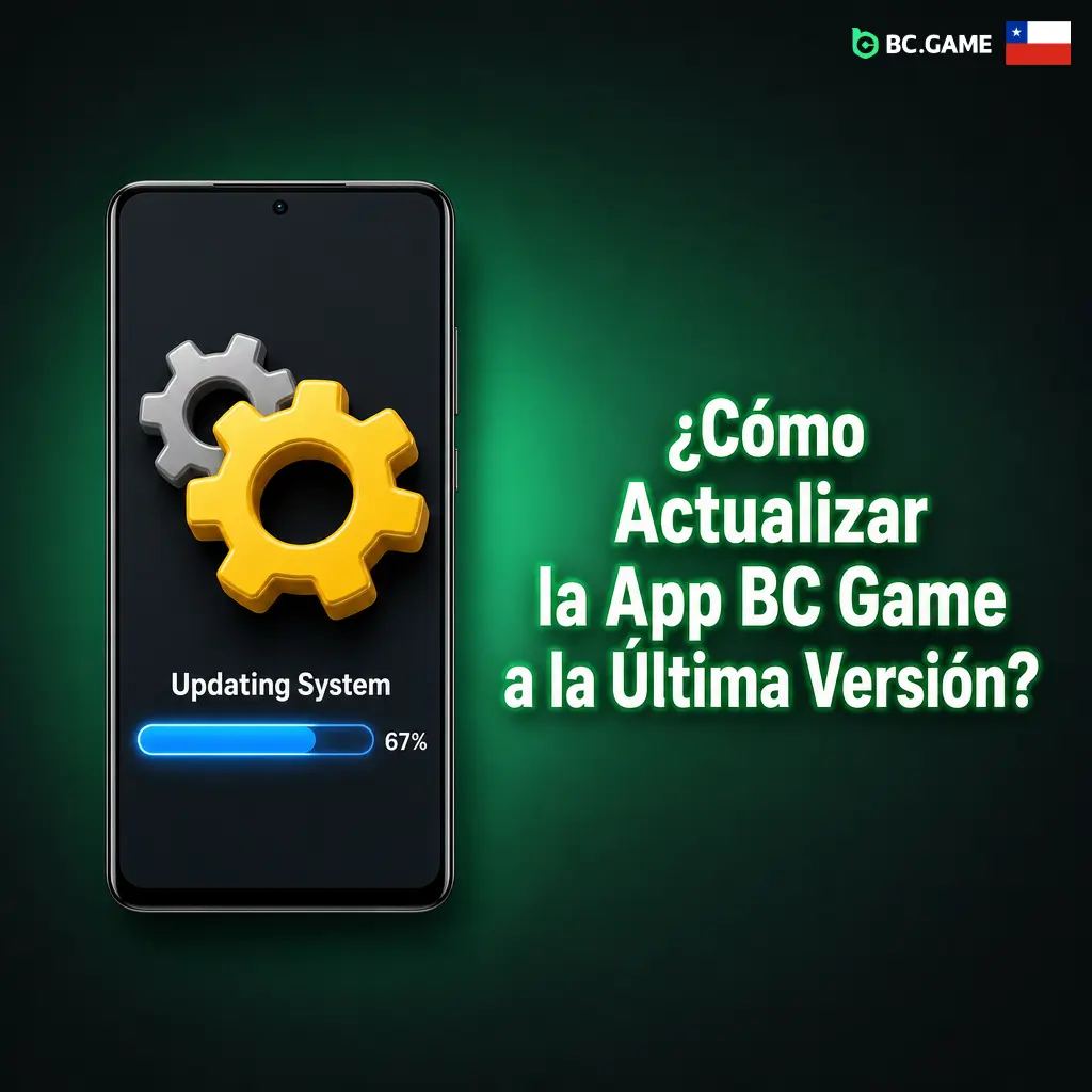 Actualización de la app BC Game APK en dispositivo móvil