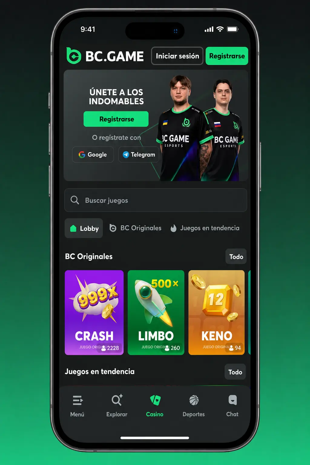 Pasos para descargar e instalar el APK de BC Game en Android