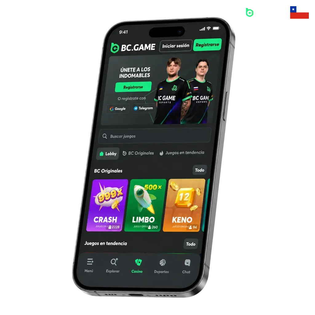 App de BC Game para Android e iOS