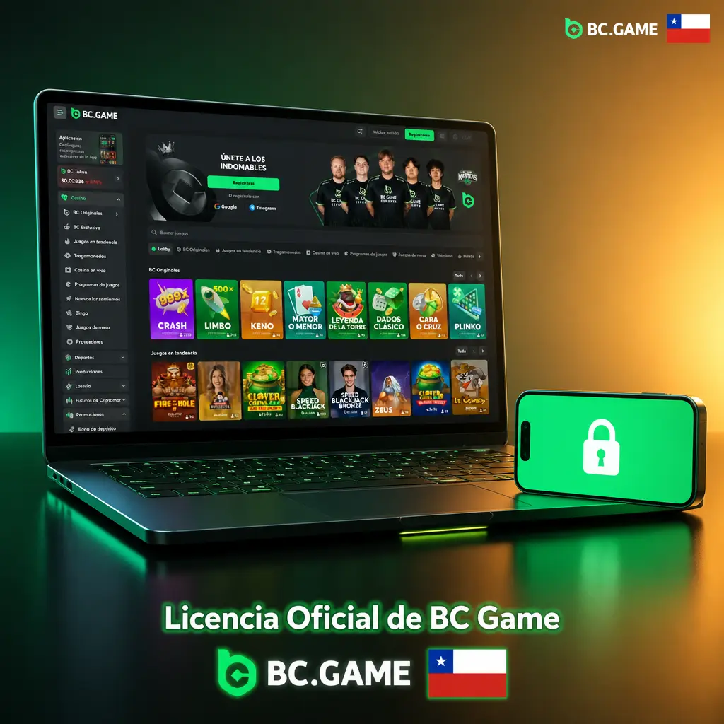 Licencia oficial de BC Game emitida por Curaçao eGaming