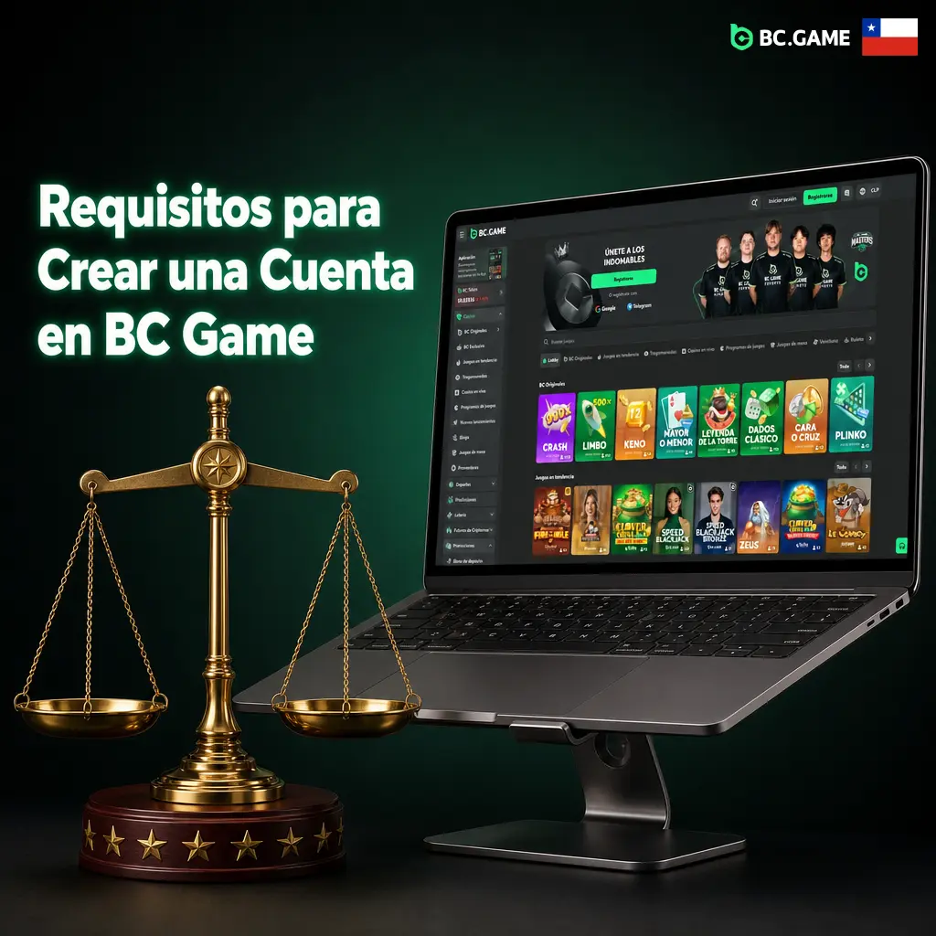 Requisitos para crear una cuenta en BC Game Chile