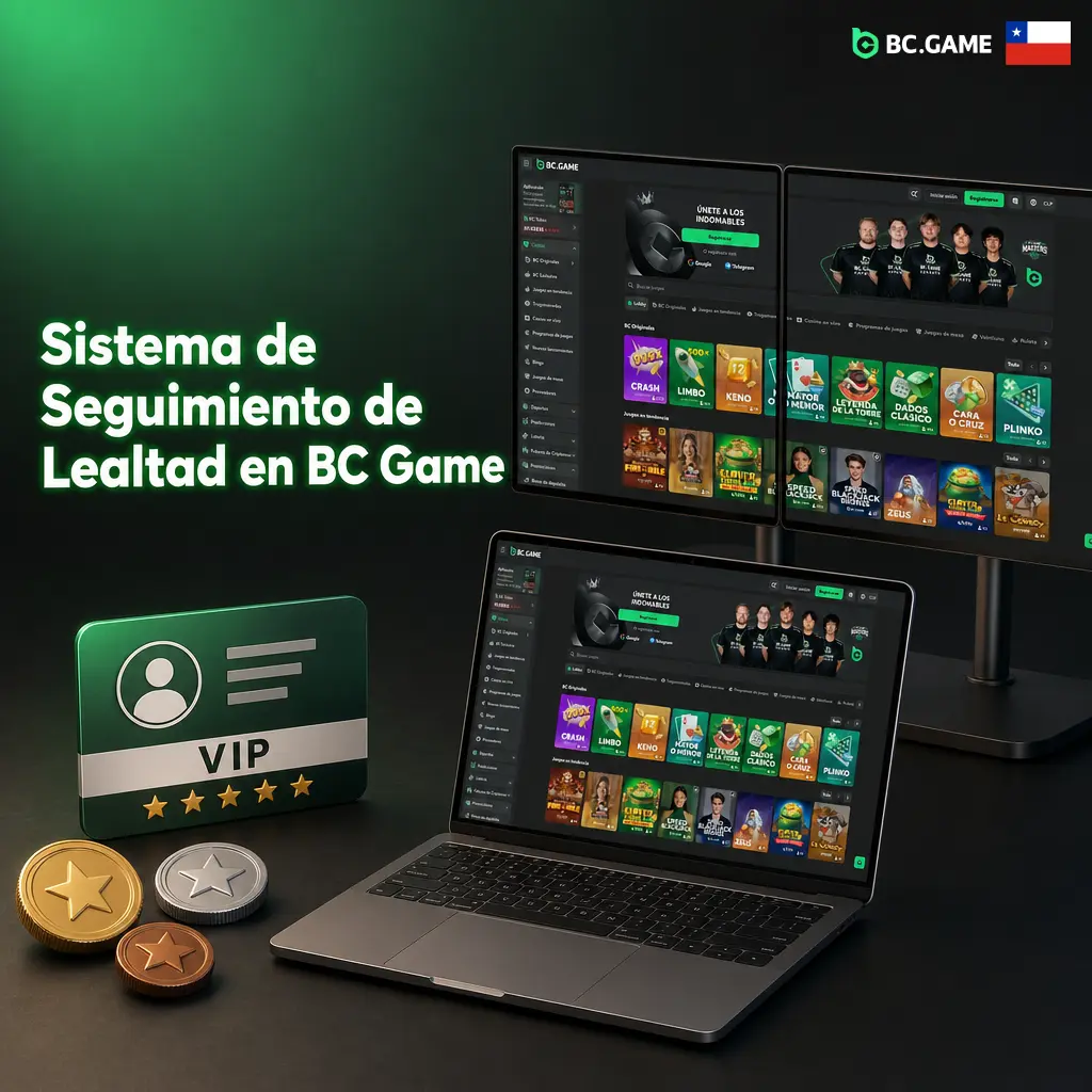 Sistema de seguimiento de lealtad VIP en BC Game